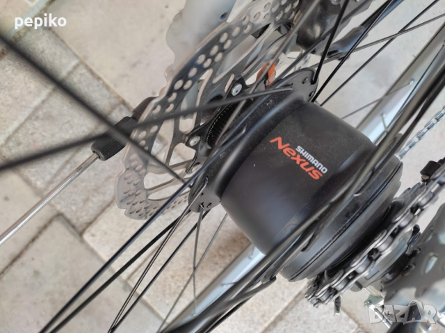 Продавам колела внос от Германия елегантен алуминиев велосипед TRETWERK COOLMAN 28 цола SHIMANO NEXU, снимка 14 - Велосипеди - 36270787