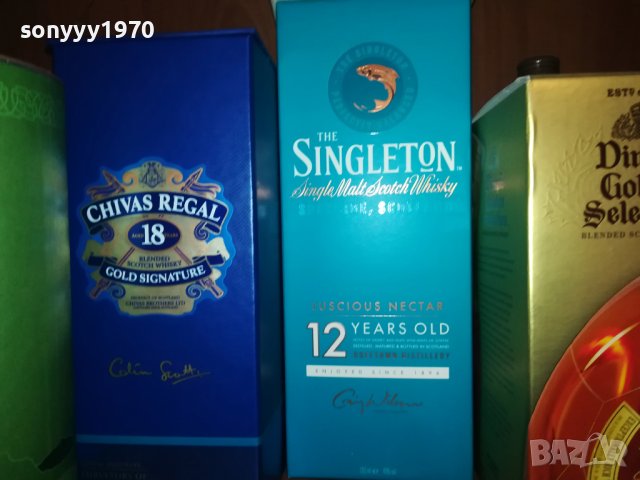 CHIVAS/DIMPLE/SIGLETON/CONNEMARA-ПРАЗНИ 1605231511, снимка 11 - Колекции - 40722552