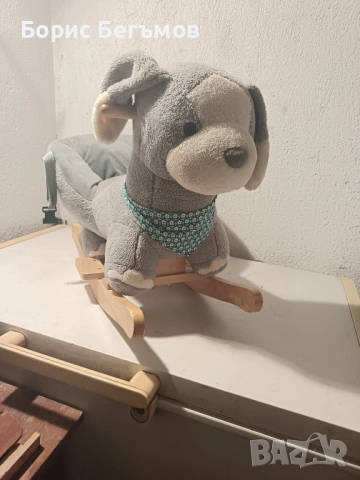 Люлка със седалка KikkaBoo - Сиво кученце