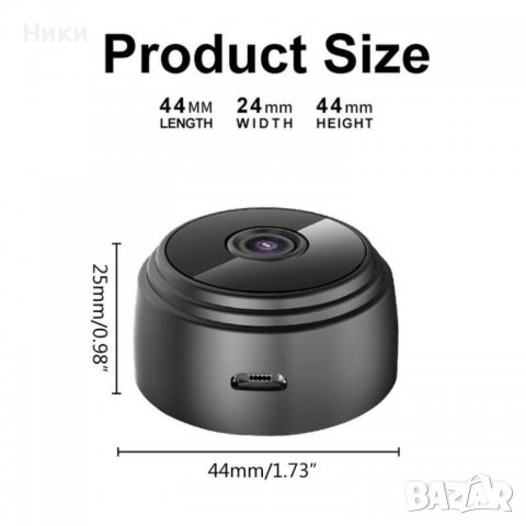 IP mini камера А9, снимка 4 - Камери - 39886878