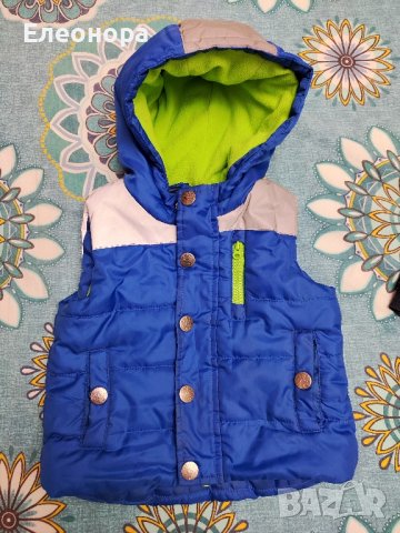 Детски ватиран елек и суичър Lupilu, размер 86/92, снимка 3 - Бебешки якета и елеци - 42597890