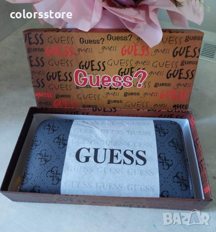 Синьо портмоне Guess код DS205, снимка 4 - Портфейли, портмонета - 36189807