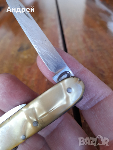 Стар джобен нож,ножче,ножка #33, снимка 6 - Други ценни предмети - 44717859
