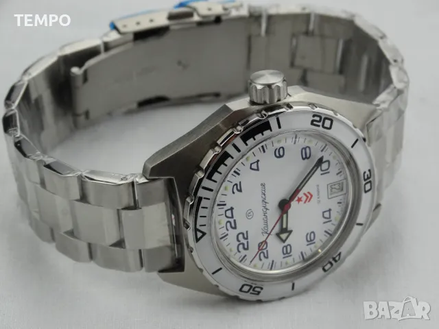 ВОСТОК КОМАНДИРСКИЕ АВТОМАТИЧЕН-24 часа  ref: 650546, снимка 11 - Мъжки - 41785034