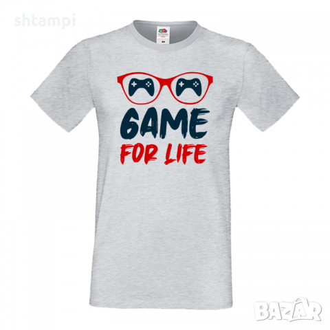 Мъжка тениска Game For Life, снимка 4 - Тениски - 36193154