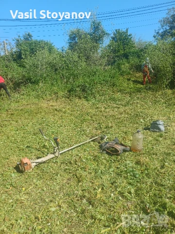 Косене на трева.Почистване на дворни места от храсти , дървета 