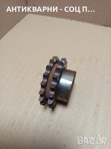 Соц Стара Зъбчата Шайба За Машини Техника 0.730кг. Номер 194., снимка 2 - Антикварни и старинни предмети - 53037174
