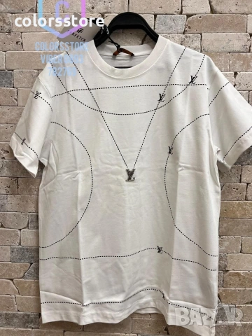 Мъжка бяла тениска Louis Vuitton/IM110v