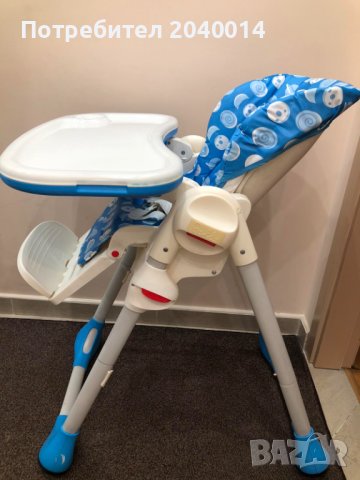 Детски стол за хранене Chicco Polly 2 in1 Highchair Moon, снимка 3 - Столчета за хранене - 42374767