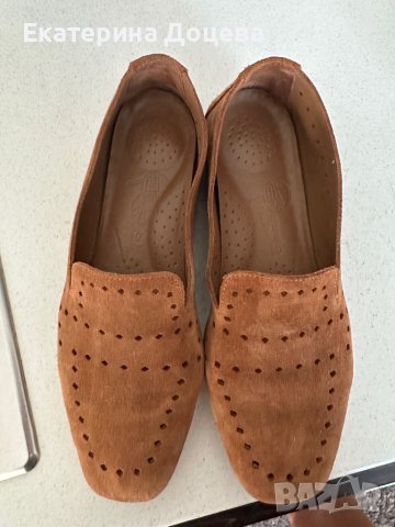 Мокасини естествен велур, снимка 3 - Дамски ежедневни обувки - 41832110