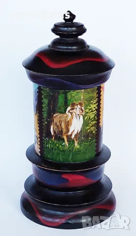 Старинна Руска ръчно рисувана с маслени бои дървена кутийка , снимка 4 - Антикварни и старинни предмети - 47751079