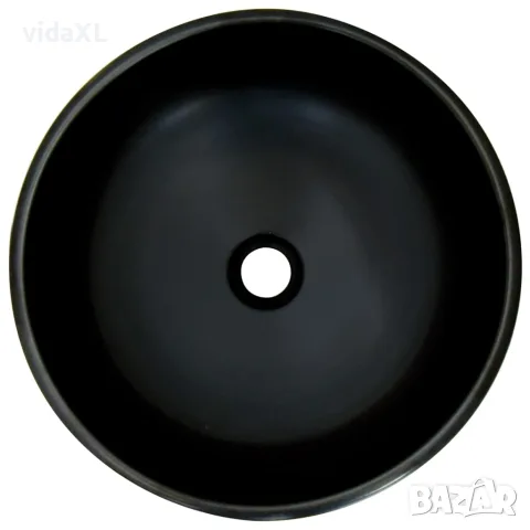 vidaXL Мивка за плот, многоцветна, кръгла, Φ41x14 см, керамика, снимка 4 - Мивки - 56146205
