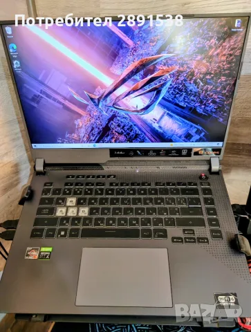 Asus Rog Strix G15 G513 RTX 3050, снимка 2 - Лаптопи за игри - 55796384