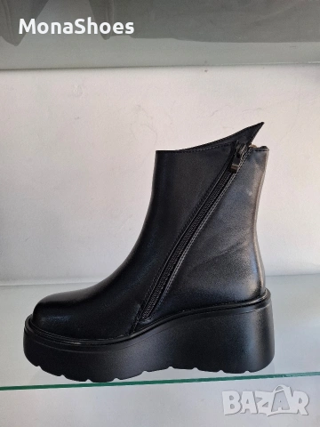 дамски кожени боти , снимка 2 - Дамски боти - 53160133