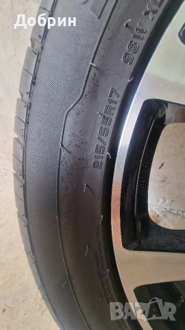 Джанти и гуми17 ки Тойота и датчици, снимка 7 - Гуми и джанти - 53557321