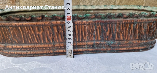 Винтидж медна кашпа, снимка 8 - Декорация за дома - 53727245