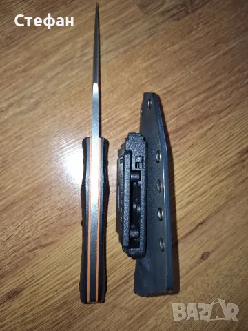 Фиксиран ловен  нож D2, снимка 8 - Ножове - 49535251