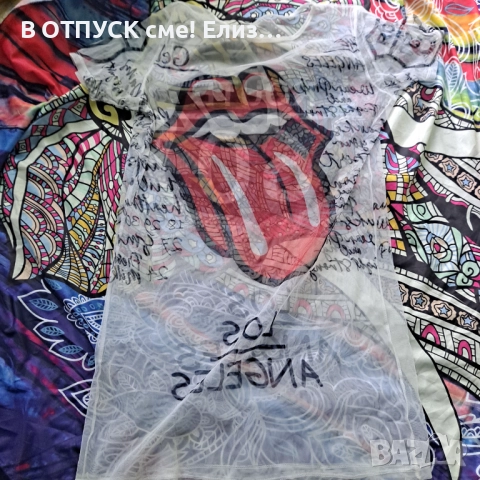 Прозрачна туника Rolling stones route 60