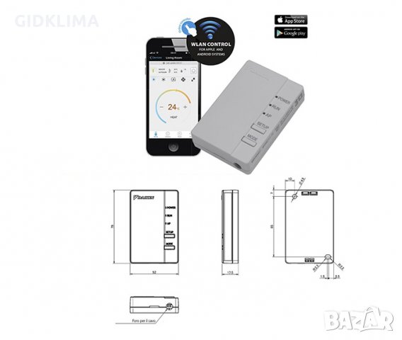 WiFi адаптер BRP069B42 за климатици Daikin