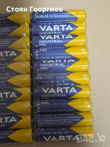 40 броя индустриални алкални батерии VARTA Industrial Pro. ААА 1.5V, снимка 2 - Друга електроника - 55767227