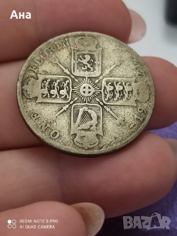 1 Флорин Великобритания 1921 сребро

