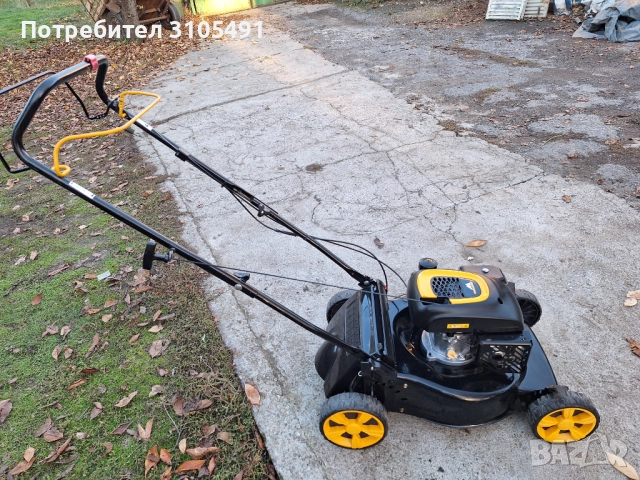 Косачка Husqvarna McCulloch 5 к.с. самоходна мулчираща без кош, снимка 6 - Градинска техника - 52257597