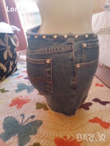 💙🍬Hi jeans🍬💙Дънки с камъни, снимка 7 - Дънки - 41460235