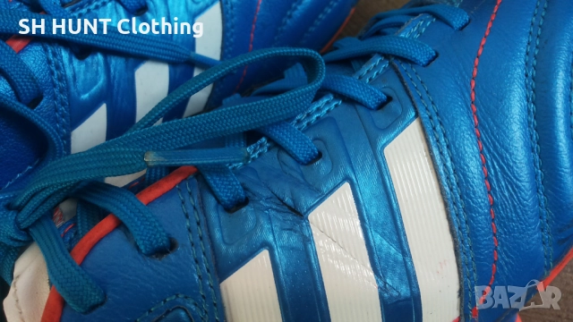 Adidas 11Core TRX FG Azul Blanco Rojo Leather Football Boots Размер EUR 40 бутонки 310-14-S, снимка 5 - Футбол - 52244725