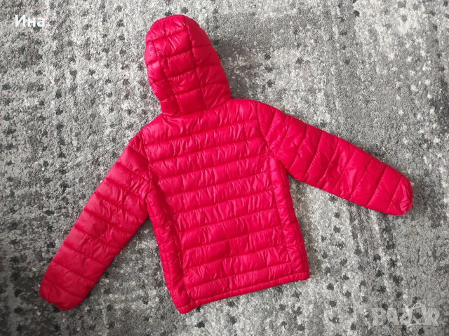 Червено преходно яке р-р 134/140 см., снимка 2 - Детски якета и елеци - 36337728