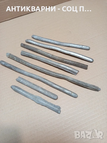 Соц Стар Калай Тегло 1.150кг. Номер 609., снимка 2 - Антикварни и старинни предмети - 53250295