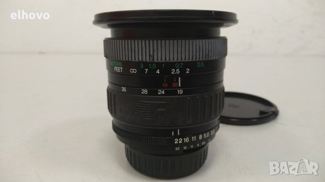 Обектив Soligor AF ZOOM 19-35mm 1:3.5-4.5, снимка 2 - Обективи и филтри - 34459024