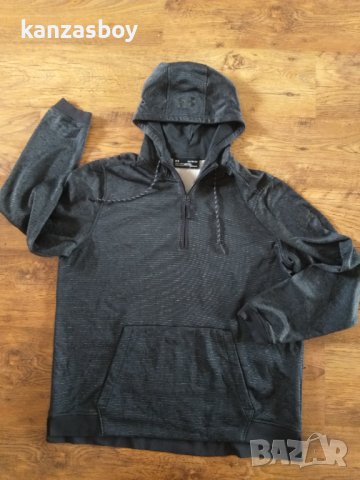 Under Armour Mens AF ICON 1/4 ZIP PO Fleece Top - страхотно мъжко горнище ХЛ, снимка 5 - Спортни дрехи, екипи - 41424382