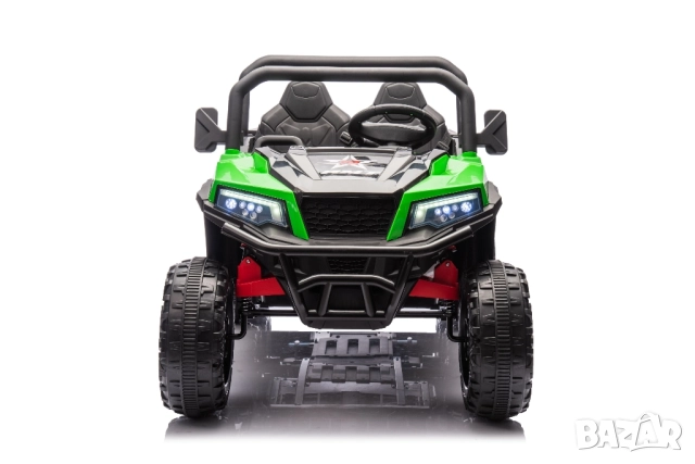 Акумулаторен джип Trunk Green, снимка 9 - Детски велосипеди, триколки и коли - 52475381