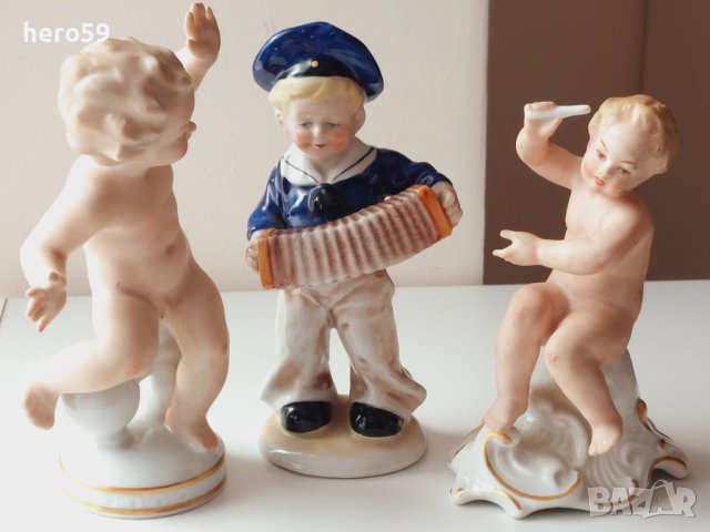 Четири порцеланови фигурки-Германия, снимка 1 - Други ценни предмети - 41229573