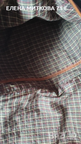 Кожена бизнес чанта в кафяво и черно, снимка 8 - Чанти - 53738740