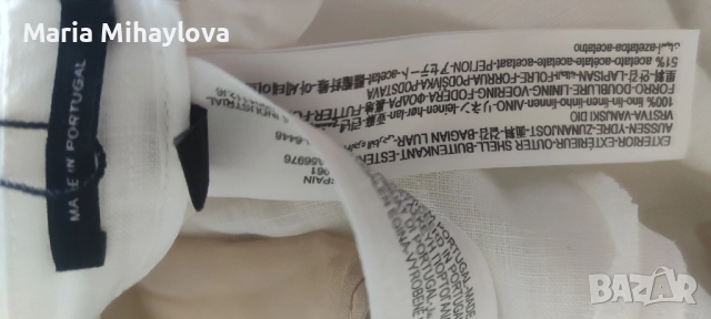 Massimo Dutti ленен панталон, снимка 6 - Панталони - 52287912