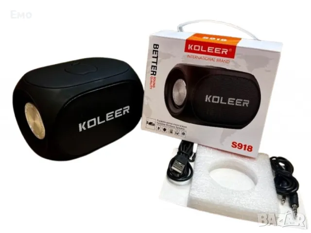 Мощна преносима Bluetooth тонколона KOLEER S918, снимка 2 - Bluetooth тонколони - 47760982