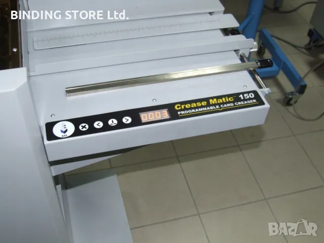 KAS Crease Matic 150 — полуавтоматична програмируема машина за биговане / биговачка /, снимка 2 - Други машини и части - 50037950