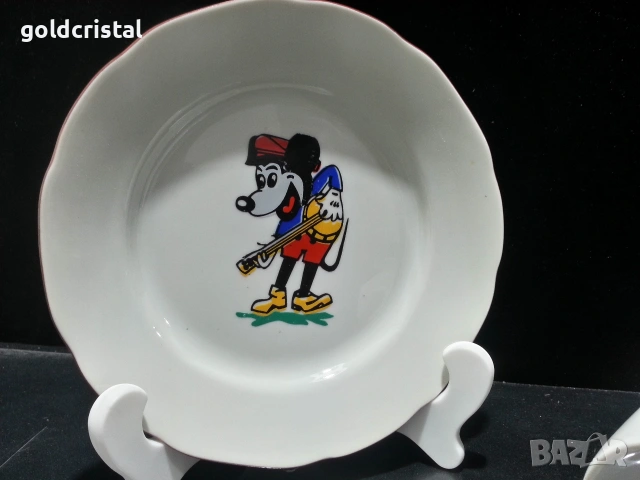 Стар български порцелан детски комплект , снимка 11 - Антикварни и старинни предмети - 53329082