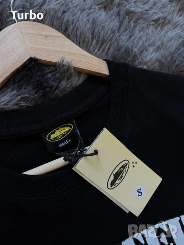 Corteiz черна тениска, снимка 4 - Тениски - 53850316