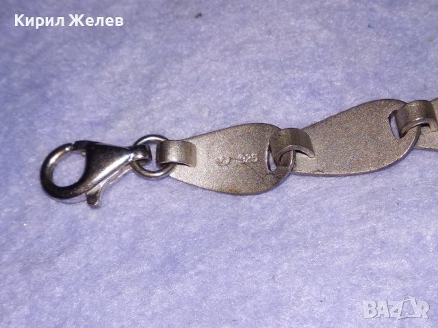КРАСИВА ДИЗАЙНЕРСКА МАРКОВА ФЕШЪН АРТ СРЕБЪРНА ГРИВНА СРЕБРО 925 ЧАСТ от КОМПЛЕКТ 38685, снимка 13 - Гривни - 41741052
