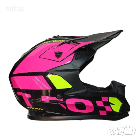 Кросова каска ORZ Sport, Full Face, DOT, Размер: S -Вело, Мото, Скутер, снимка 6 - Аксесоари за велосипеди - 51610532