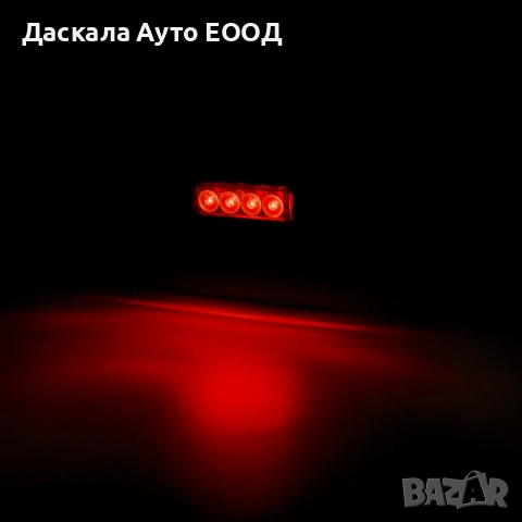 1бр. Мини LED ЛЕД габарити опушени SMOKED с 4 диода 12-24V , 3 цвята , Полша, снимка 7 - Части - 53730868