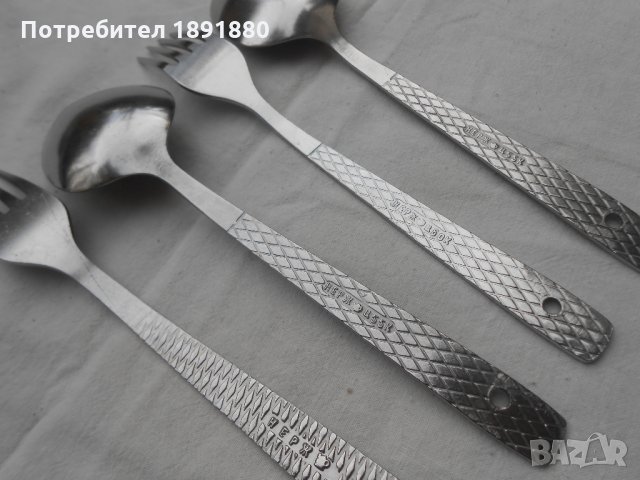 Вилици и лъжици Руски/СССР, снимка 4 - Прибори за хранене, готвене и сервиране - 34404973