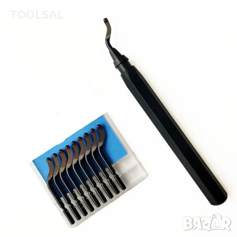 Шабър с метална дръжка и 10бр. универсални ножчета