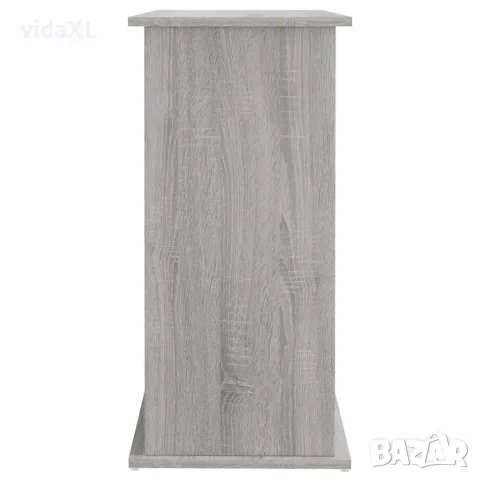 vidaXL Поставка за аквариум, сив сонома, 81x36x73 см, инженерно дърво, снимка 7 - Аквариуми - 56148090