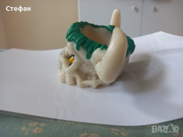 Купичка череп от полимерна глина  30 лв., снимка 3 - Ученически пособия, канцеларски материали - 42222059