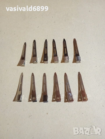 Лот от 12 щипки за коса 