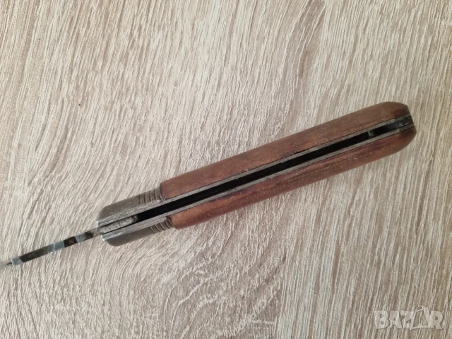 Стар немски кабелен сгъваем нож, снимка 5 - Ножове - 50532245