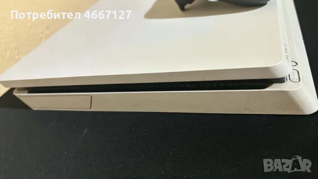 PlayStation 4 Slim Glacier White – 500GB, снимка 3 - PlayStation конзоли - 55944007